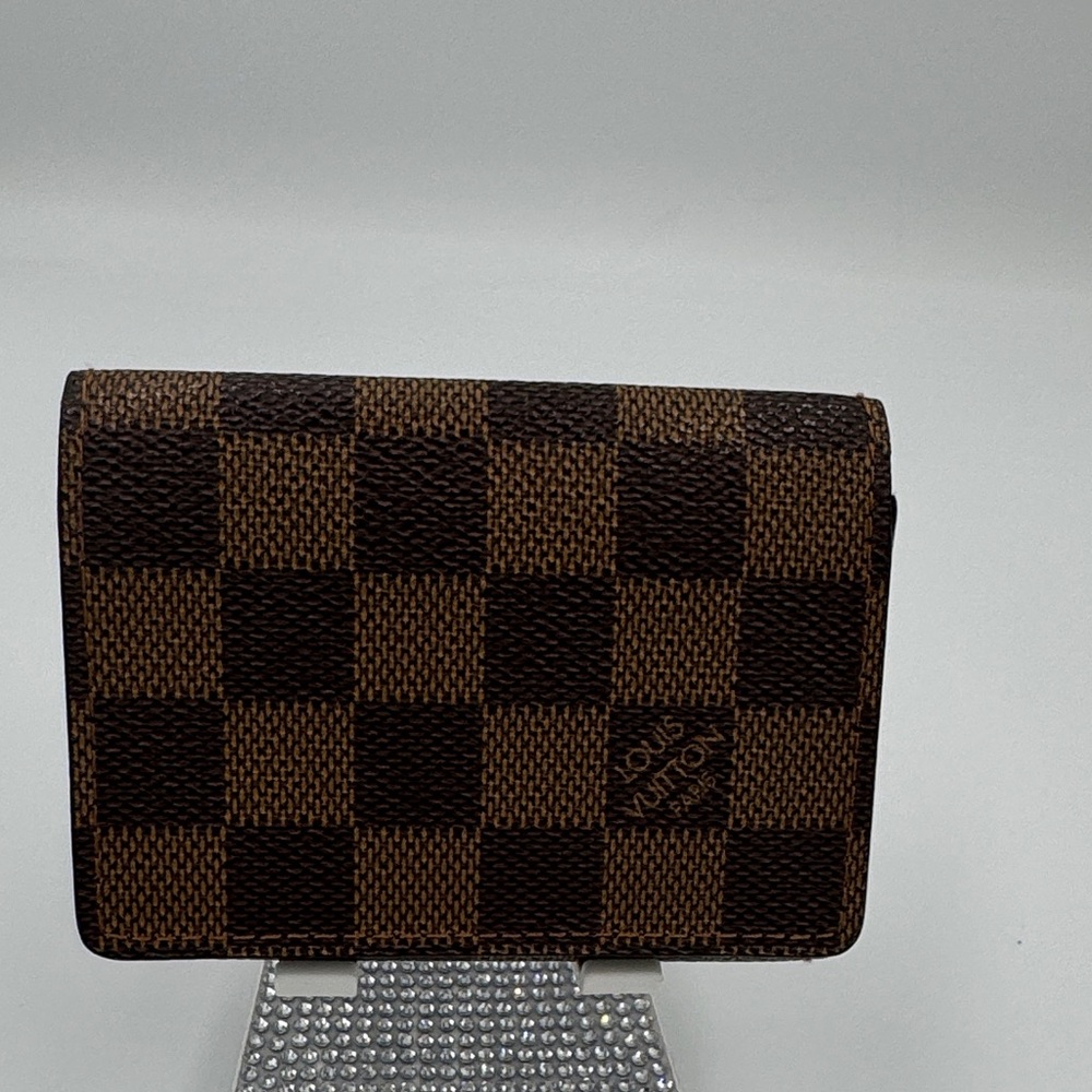 Louis Vuitton Damier Ebene Wallet Cardholder Unisex